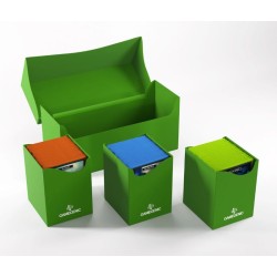 Gamegenic - Triplo Porta Mazzo XL - 300+ Carte - Green